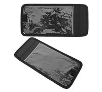 HEANUJJ Auto Card Clip 2Pcs Car Visor Organizer for Handicap Placard and Disabled Permit Holder, Multifunctional Parking Permit Holder Driving License Storage