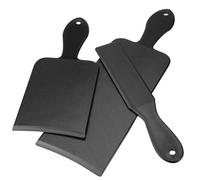 HEANUJJ Black Pvc Hairdressing Tint Brush and Hair Colouring Highlight Board Anti-skateboard Feature, Prevents Hair Sliding down The Side, for Barber's Shop and Salons