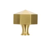 HEANUJJ Cabinet and for Closet Installation with No Burrs Safe Design Brass Door Knob Drawer Pull Handle Modern Golden Furniture Pull Hotels