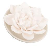 HEANUJJ Car Mini Plaster Diffuser Stone for Essential Oils, Passive Scent Diffuser for Car and Small Room, White Butterfly White Lotus Aromatherapy Home Air Freshener