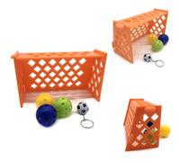 HEANUJJ Creative Mini Football Field Parrot Training Random Color 2 Sets Encouraging Pet Exercises and Developing Mind for Birds Suitable for Pet Playground and Exploring