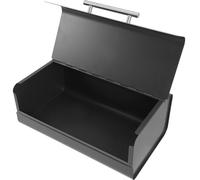 HEANUJJ Desktop Bread Bin Household Bread Container 14.5x8.7x6.5in Iron Compact Storage Case for Kitchen and Baking