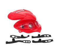 HEANUJJ Dirt Bike Front Headlight Fairing with 4 Rubber Straps, Motocross Motorcycle Headlight Cover for Off-road Pit Bikes Compatible with Bbr Trail Crf50/70 Ssg 50-125cc, Red