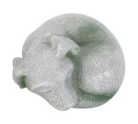HEANUJJ Dog Ashes Keepsake Urn with Resin Sleeping Puppy Design, Anti-tilt Base and Precision Seal Lid, Protects Pet Ashes, for Farewell Ceremonies and Home Décor, Elegant Memorial Tribute