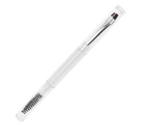 HEANUJJ Double-end Eyebrow Brush Spoolies for Eyelash Extensions Dualhead Design Soft Bristle Spiral Brow Brush Portable Abs Metal Makeup Tool for Women Eyebrow Grooming