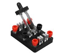 HEANUJJ Double Pole Double Throw Versatile Uses for Physics Experiment Sturdy and Iron Construction for Electronic Design and Robot Control Equipment