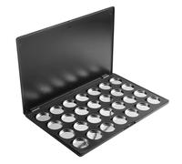 HEANUJJ Empty Easy to Carry and Store, Magnetic Eyeshadow Makeup Palette with 28 Holes Compartments Design Eye Makeups, for Professional Or Personal Use by Women