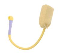 HEANUJJ Exfoliating Shower Back Washer with Curved Long Handle and Non-Moulding Material for Women and Elderly Bath Accessibility