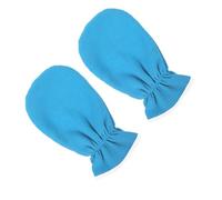 HEANUJJ Exfoliating Spa Mittens with Essential Oil, Thermal Treatment Gloves for Moisturizing and Dead Skin Removal, Blue 1 Pair, Hand Care Gloves for Spa and Skin Nourishment