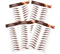 HEANUJJ Eyebrow Stickers Waterproof Peel Off 5 Sheets for Poorly Shaped Brows Realistic Tattoo Grooming and Shaping