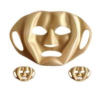 HEANUJJ Face Mask Covers Fashionable Beauty Mask Covers 3d Anti Drop and Anti Wet Features Reusable with Ear Hook Design 3pcs Silicone for Sheet and Facial Care