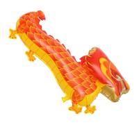 HEANUJJ Festive Red Mythical Dragon Balloon Made of Aluminium Foil with Interactive Element, Easy to Use for Family and Shop Party Decorations Celebrating The Year of The Dragon