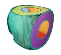 HEANUJJ Foldable Cat Tunnel for Indoor Use, Square Polyester Pet Play Tube Designed for Cat Exercise and Emotional Relief, Portable and Chic Entertainment for Kittens