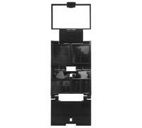 HEANUJJ Folding Makeup Palette Mini Eyeshadow Palette Mirror Empty Lipstick Box Organizer for Travel Eyeshadow Tray Blush Pan for Daily Use