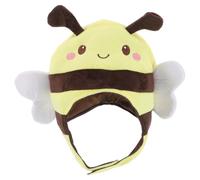 HEANUJJ Funny Bee Themed Hat with Fun Cartoon Bee Design with Short Design and Skinfriendly Material Made of Pp Cotton and Cloth for Adults for Parties and Photos