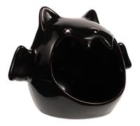 HEANUJJ Hamster Ceramic Hide Bat Shaped Summer Cooling Hideout Suitable for Sleeping Small Pets Decorative Nest and Wear-resistant House for Hamsters and Guinea Pigs for Play and Gift