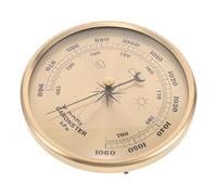 HEANUJJ Indoor Precision Barometer for Home Use with Adjustable Calibration Knob, Metal and Plastic Construction, 130mm Dial, Classic Style Weather Instrument for Home Barometric