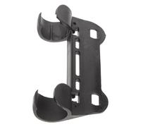 HEANUJJ Lightweight Black Plastic Bike Pump Holder for Road and Mountain Bikes Easily Fixed with Cable Ties Inline Cycle Pump Attachment