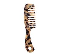 HEANUJJ Lightweight Plastic Hair Cutting Comb Vintage Marble Pattern, Simple Elegant Design, Wide Teeth to Prevent Hair Knotting and Drying, for Barber Shops and Home Daily Use