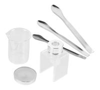 HEANUJJ Lipstick Repair Kit DIY Lipstick Making Kit Portable Design Plastic Silicone Tool for Beginners Beauty Enthusiasts at Home on The Go with Measure Beakers Candle and Spoon Scoop