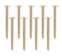 HEANUJJ Low Profile Galvanized Survey Markers 20Pcs Metal Stakes for Garden Landscaping and Outdoor Property Boundary
