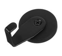 HEANUJJ Magnetic Wreath Holder Hook for Metal Doors and Fridges, Heavy Duty Magnet with Easy Installation, Black Iron Material, for Kitchen and Bathroom Use