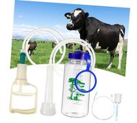 HEANUJJ Manual Cow Milking Machine with Easy to Carry Design and Bottle Accessory for Cattle Milking Machine Manual Use in Dairy Farms