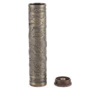 HEANUJJ Metal Dragon Incense Holder Tray with Ashes Catcher, Bronze Incense Stick Stand for Spa and Home Decoration, Creative Design with Refined Finish, for Meditation and Yoga