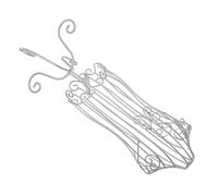 HEANUJJ Miniature and Pet Wire for Metal Dress Form Clothes Holder Doll with Strong Loadbearing Capacity Easy Movement , Sturdy Iron Structure with Curved and Pet Stores