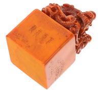 HEANUJJ Natural Shoushan Stone Seal for DIY Carving with Comfortable Grip and Easy to Use Stone Material, for Hand-made Carving and Traditional Chinese Calligraphy Projects