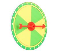 HEANUJJ Plastic Party Prize Wheel Green Hanging Lottery Wheel for Fun Teaching Activities and Games with Practical Rotatable Design