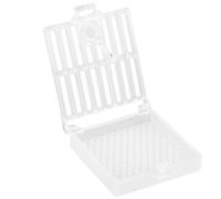 HEANUJJ Plastic Queen Cage for Beekeeping Easy to Use Design and Ensures Correct Age of Larvae, White Beekeeper Cage for Garden and Bee Rearing Tools