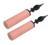 HEANUJJ Portable Hand Push Inflator Pump 2pcs Lightweight Plastic Manual Air Pump, Compact Design for Volleyball and Air Column Bags for Outdoor Recreation