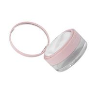 HEANUJJ Refillable Wear Resistant with Puff Loose Powder Container 15g Capacity Abs Material Makeup Powder Box for Home Use and Outdoor Travel