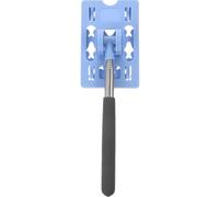 HEANUJJ Retractable Car Stoppers for Parking with Stylish Abs and Stainless Steel Design, Reliable Portable Telescopic Rod for Parking Lots and Residential Areas