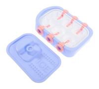 HEANUJJ Reusable Silicone Ice Cream Moulds with Plastic Sticks Blue Ice Lollipops Mold for Summer and Parent Time DIY Fun