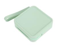 HEANUJJ Reusable Silicone Sanitary Pad Bag Ocean Green, Feminine Hygiene Tampon Pouch for Period Storage, Compact Sanitary Napkin Holder Suitable for Travel and Daily Use