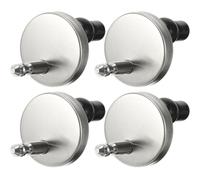 HEANUJJ Roca Toilet Seat Hinges Replacement Parts for Fastening 2 Sets with Quick Release Fittings and Top Fixing Screws Stainless Steel and Nylon Toilet Seat Hinge Bolts for Replacements