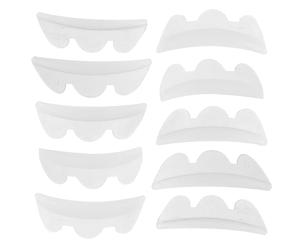 HEANUJJ Silicone Eyelash Perming Rod Safe to Use on Skin Not Easy to Deform Or Break and for 10 Pairs Lash Lift Pads Salon Eyelash Perming and Beauty Makeup