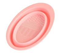 HEANUJJ Silicone Makeup Brush Cleaner Bowl Folding Design, Gentle on Makeup Brushes, Easy to Carry Cosmetic Scrubber for Travel and Gift