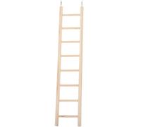 HEANUJJ Small Wooden Ladder Bird Climbing Ladder for Parakeet Playground and Bird Cage with Grinding Claw Feature Stimulates Motor Skills Acts as Home Decoration