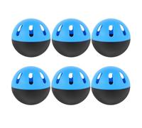 HEANUJJ Soft Eva Baseball Practice Balls 6pcs Lightweight Hollow Structure with Perforated Surface Compatible with Training Equipment for Outdoor and Professional Training Fields