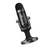 HEANUJJ USB Microphone for Computer with High Sensitivity and Abs Material, Accurately Capture the Human Voice, Black Desktop Mic for Meetings and Streaming