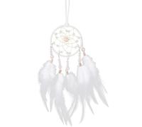 HEANUJJ White Plume Dream Catcher for Wall Decoration with Iron Frame Elegant and Unique Dream Catchers for Bedroom Home Hanging Ornament