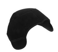 HEANUJJ Winter Helmet Insert for Outdoor Cycling with Removable Sponge Padding, Thermal Insulating and Windproof Liner, Black Cold Weather Helmet Accessory for Biking Comfort