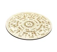 HEANUJJ Wooden Divination Board Carving Divination Plate Decorative Fortune Telling with Mysterious Atmosphere and Comfortable Touch for Home Party or Dining Room Use