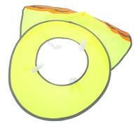 HEANUJJ Yellow Hard Hat Sun Shade with Reflective Band, Elastic Spandex Neck Shade for Construction Safety Helmet, Blocks The Sun, for Outdoor Work and Railway Construction Workers