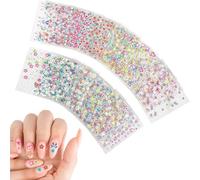 Heanvmyss 3D Embossed Spring Flowers Nail Art Stickers Decals,30 Sheets Ultralight Water-Proof Self-Adhesive Colorful Blossom Nail Supplies Summer Floral Design Decoration Accessories for DIY Salon