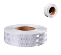 Heanvmyss Reflective Tape,10M*5cm Safety Reflective Stickers for Vehicles,Reflector Tape Waterproof Outdoor,Self-Adhesive Safety Tape for Bicycles,Motorcycles,Clothing,Car,Truck,Strollers(White)