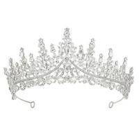 Heanvmyss Tiara Crown,Princess Tiaras for Girls,Princess Crown,Rhinestone Tiaras,Crystal Crown,Elegant Sparkling Crown,Tiara Headband,Hair Accessories for Women Child Birthday Wedding Brides Party